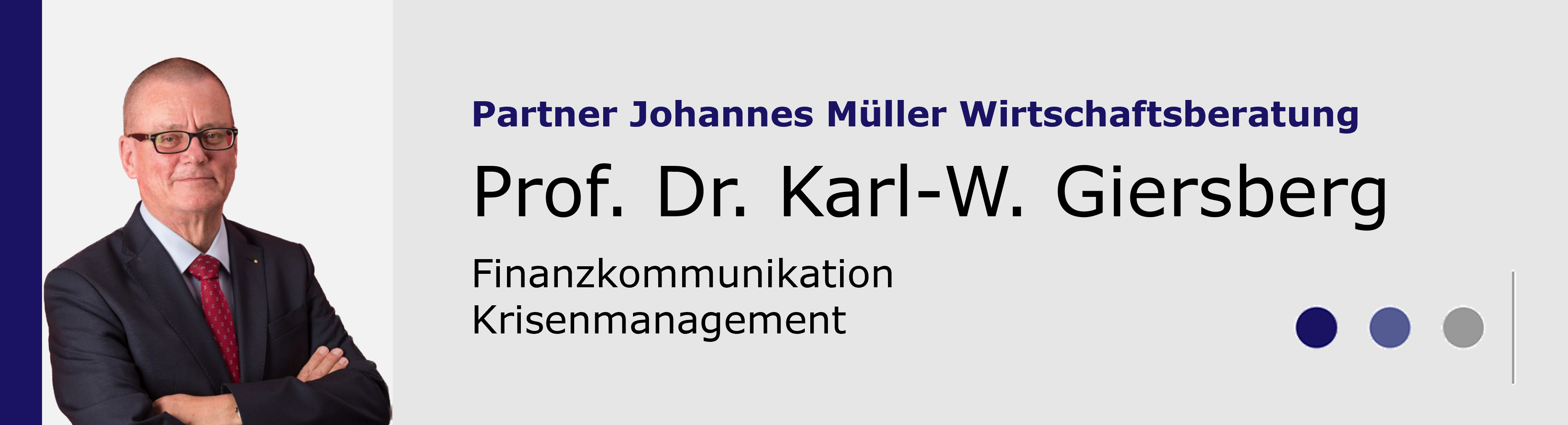 Partner Prof Dr Karl W Giersberg blog